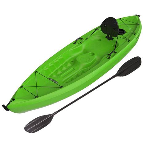 A solid all-around recreational kayak for casual adventures on local lakes or rivers, the Lifetime Tioga 100 has a wide, flat hull, a large tankwell, and a paddle included. . Lifetime tioga kayak
